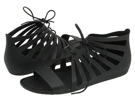 givenchy lace up jelly sandals|givenchy wedge sandals.